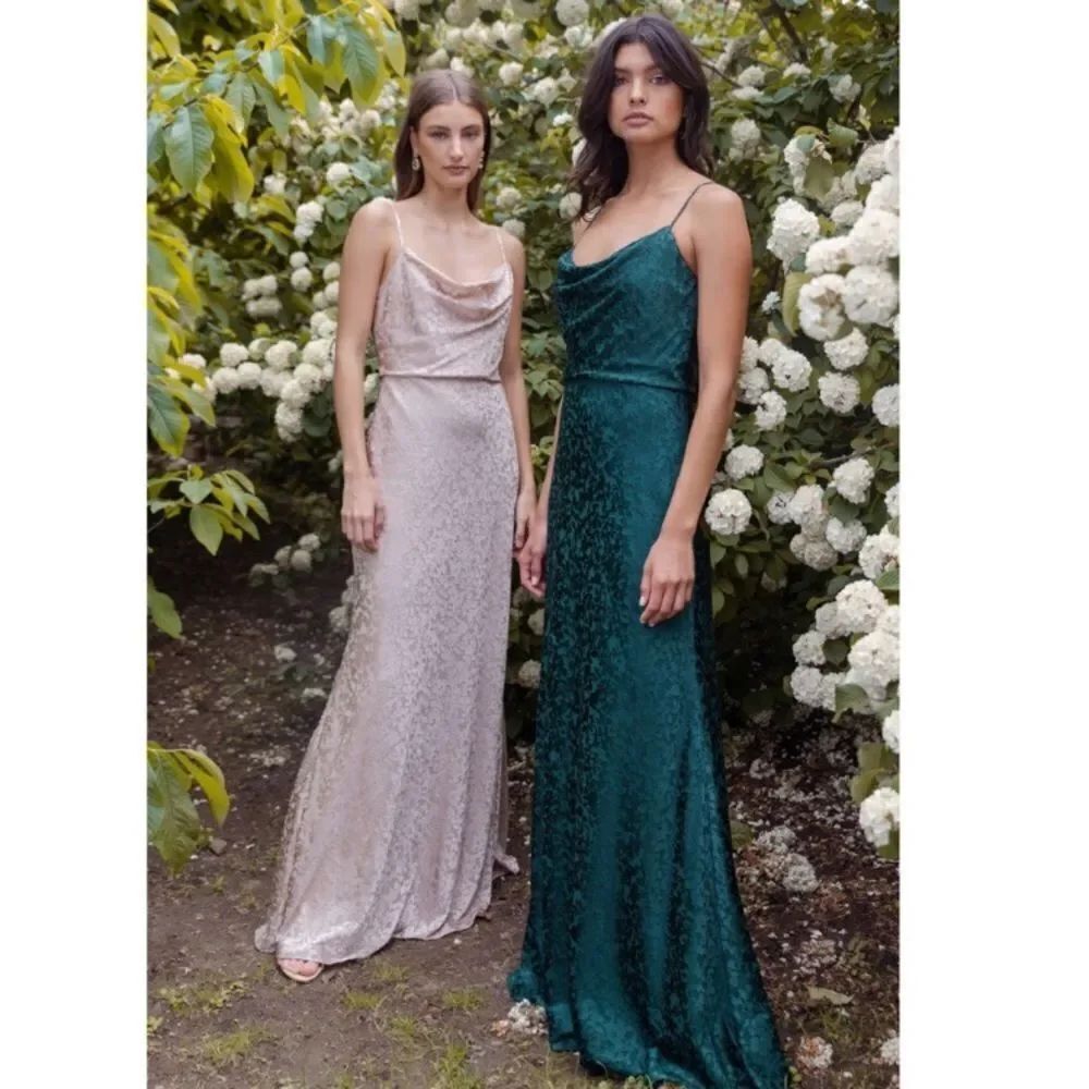 BHLDN x Jenny Yoo Dahlia Gemma Emerald Dress size 4